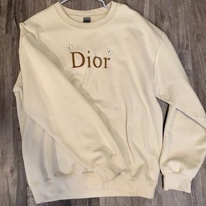 Dior embroidery crewneck